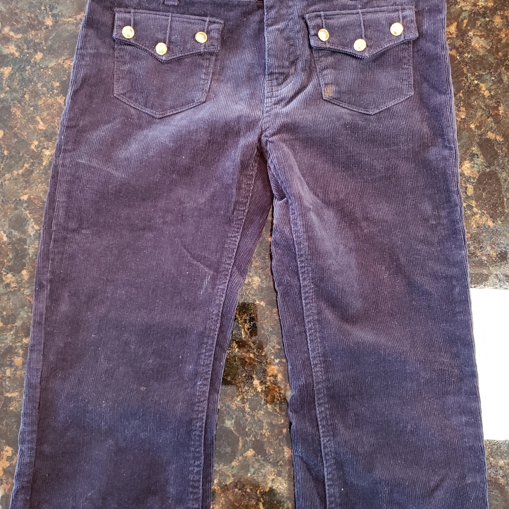 Ralph Lauren Navy Corduroy pants 26